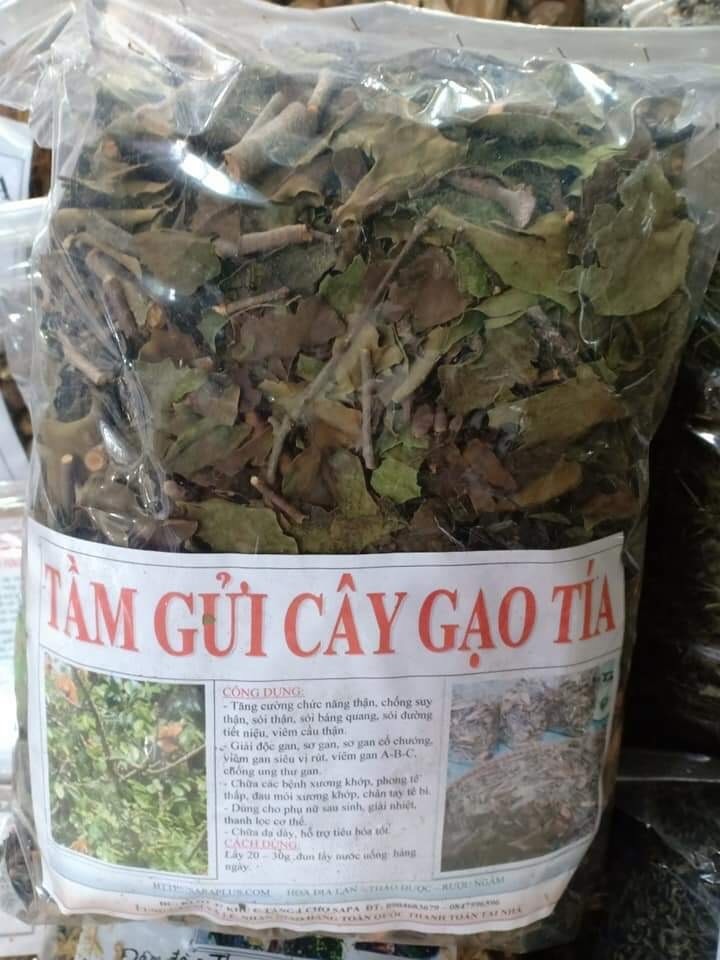 1 bịch cây tầm gửi gạo tía khô, hàng chọn loại 1, câm kết chất lượng