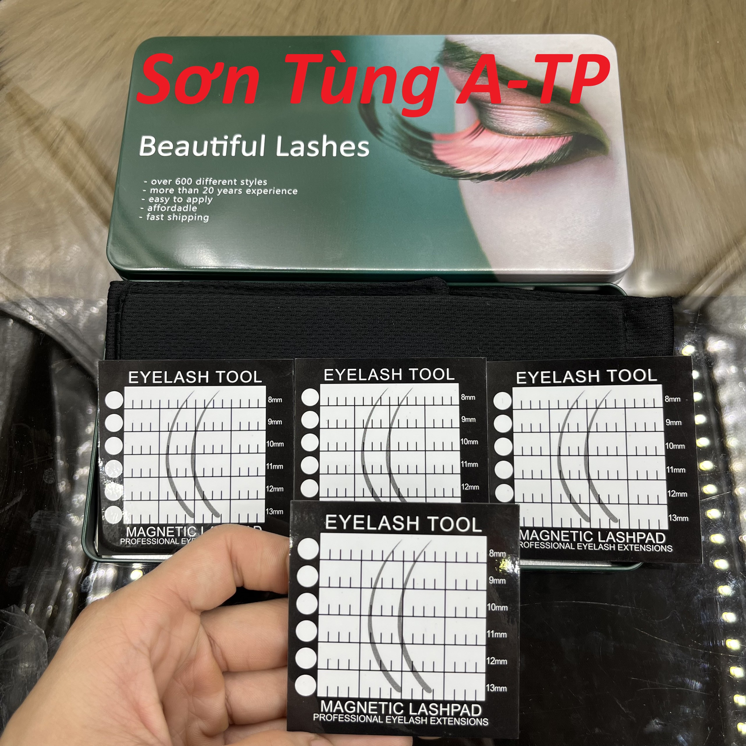 Băng đô hít mi băng đô nam châm_Dụng cụ nối mi_Sơn Tùng A-TP