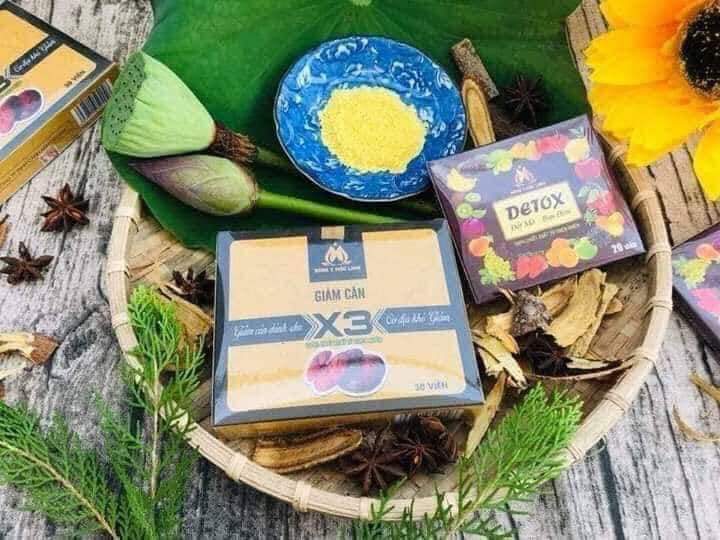Giảm Cân X3 Tặng Kèm 20 Viên Detox (TẶNG QUÀ)
