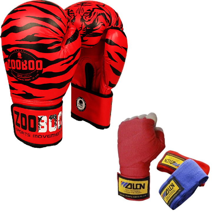 Găng Boxing - Găng Tay Boxing - Full màu, full size - Tặng băng đa 3M - Thiết bị tập boxing dành cho dân chuyên, phòng tập, võ đường
