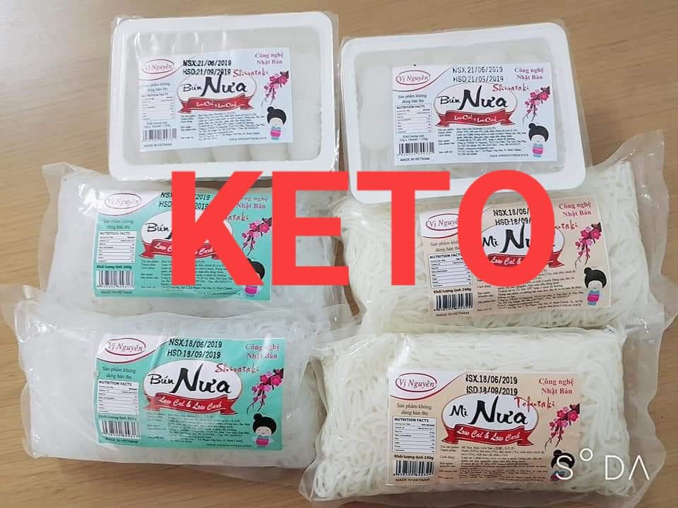 combo 3 bún nưa 3 mì nưa ăn kiêng keto, das
