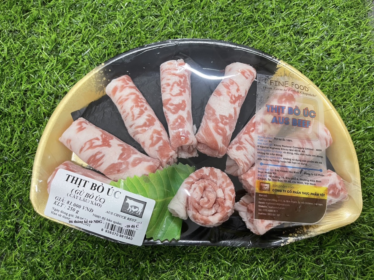 Gù bò úc cắt lẩu/xào - 250 gram