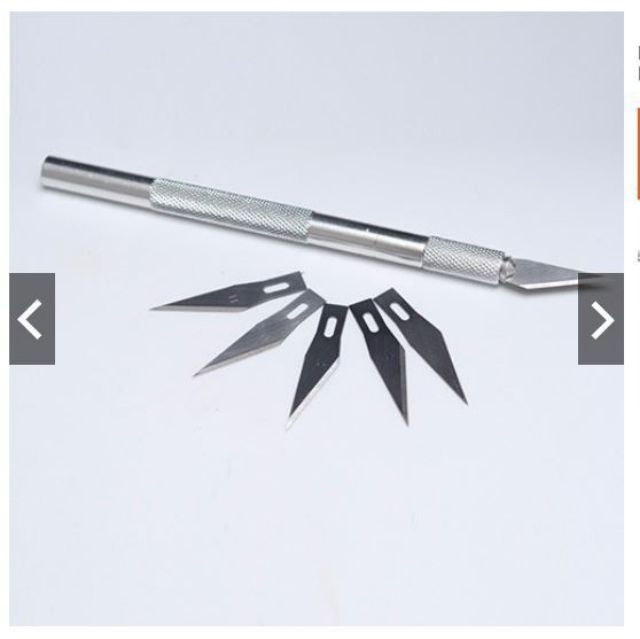 [HCM]BỘ DAO ĐIÊU KHẮC KÈM 6 LƯỠI