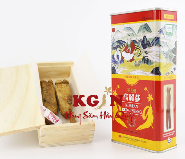 Tpbvsk hồng sâm củ khô hàn quốc- thành phần 100% chế biến từ sâm 6 năm hàn quốc- hộp có 2-3 củ
