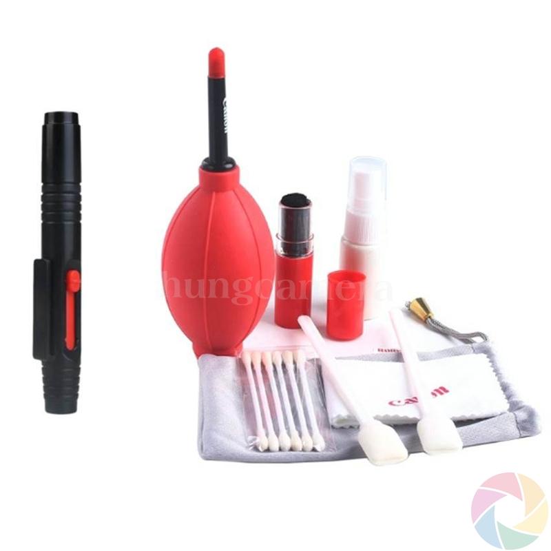 COMBO Bộ vệ sinh máy ảnh Canon 7 in1 +Bút lau len than hoạt tính