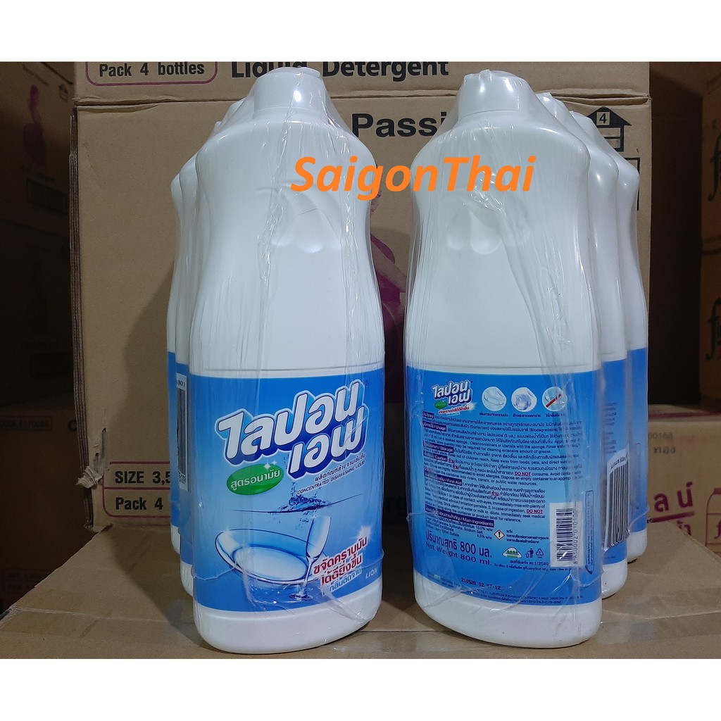 (SGT) Nước rửa chén LiponF không mùi Chính Hãng Thái Lan