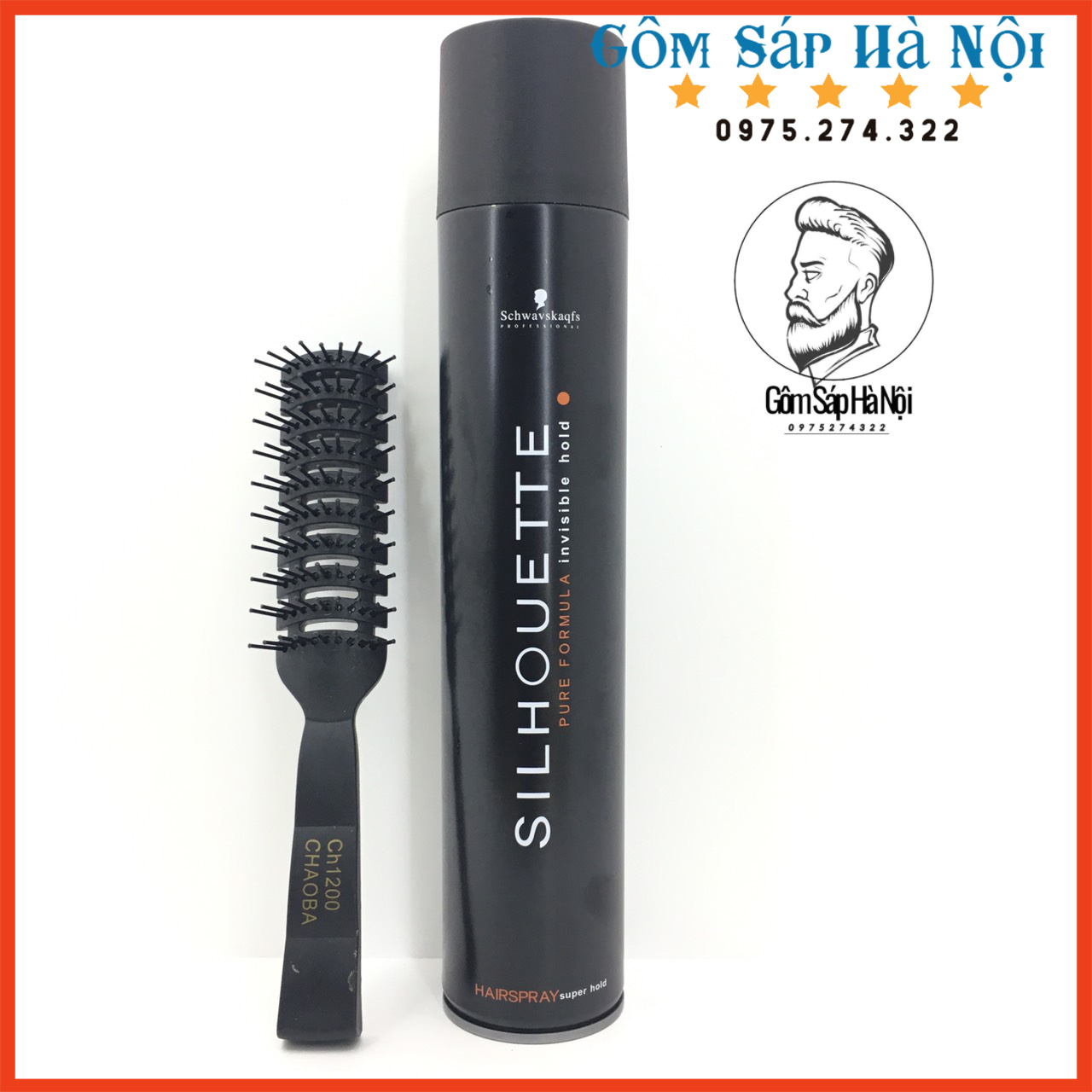 Gôm Xịt Tóc Nam Giữ Nếp Silhouette 400ML
