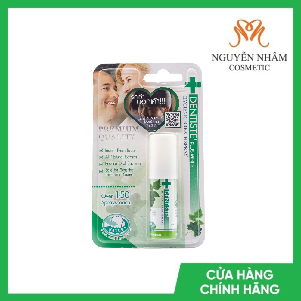 Xịt thơm miệng Dentiste’ Hygienic Breath Spray 15ml