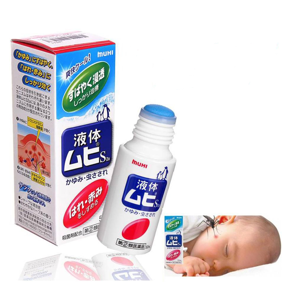 Lăn trị muỗi đốt Muhi Nhật Bản 50mL