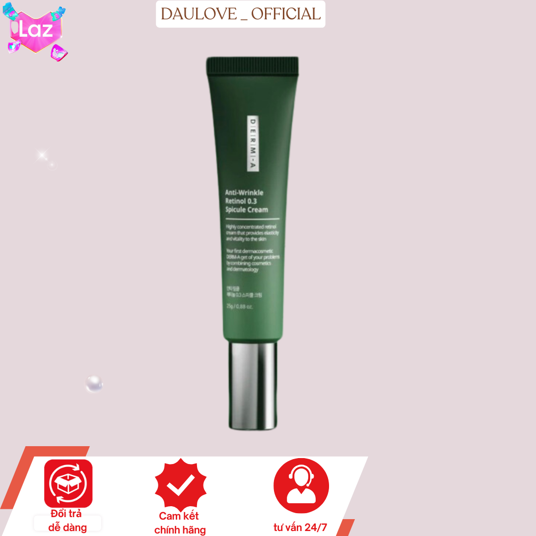 Kem dưỡng Retinol Derm A 0.3 kết hợp với Spicule 0.5