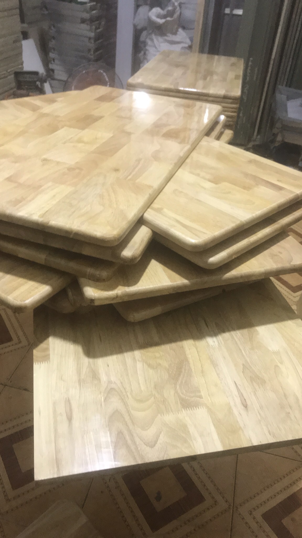 Mặt gỗ cao su 40*60 dày 18ly