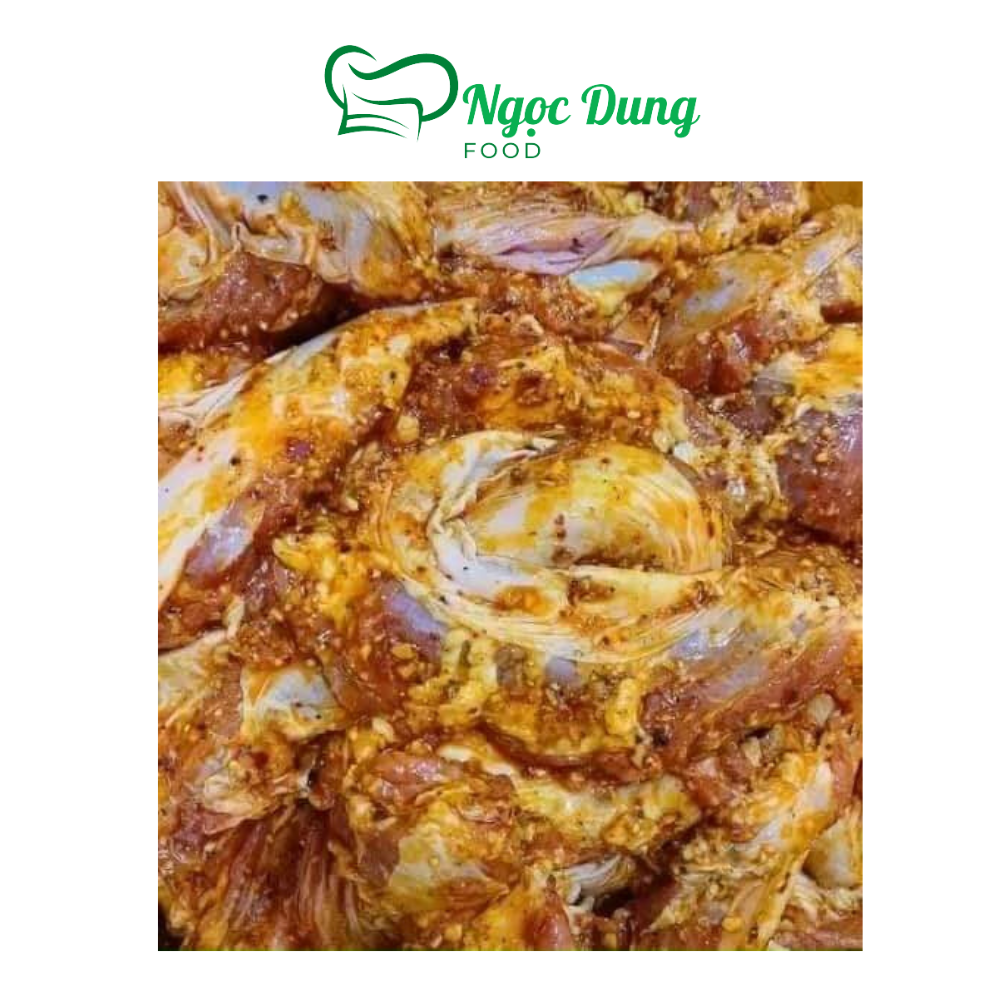 Chẳng dừng heo ướp sa tế 500g (giao tphcm)