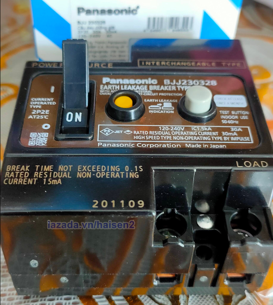 CB Chống Giật , Chống chạm 2 nút Panasonic BJJ230328 Made in Japan