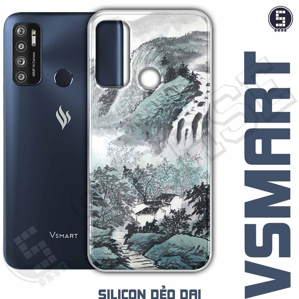Ốp hình tranh nhật phong cảnh núi non dành cho vsmart live 4 mã a800-054