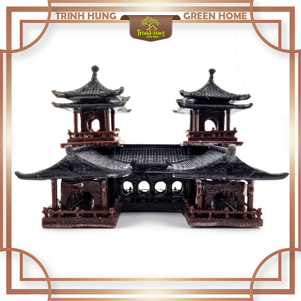 Mô hình chùa Nhật TC92 - trang trí tiểu cảnh, bán cạn, bonsai, Terrarium