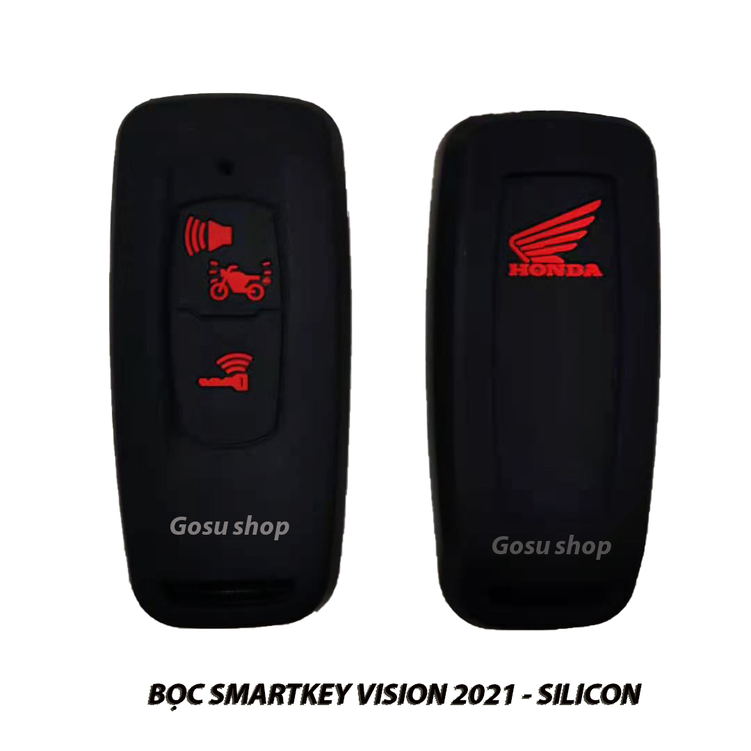 Vỏ bọc chìa khóa silicon Vision, Airblade, lead, vario, winner X mâu mới 2 nút bấm nhiều màu sắc