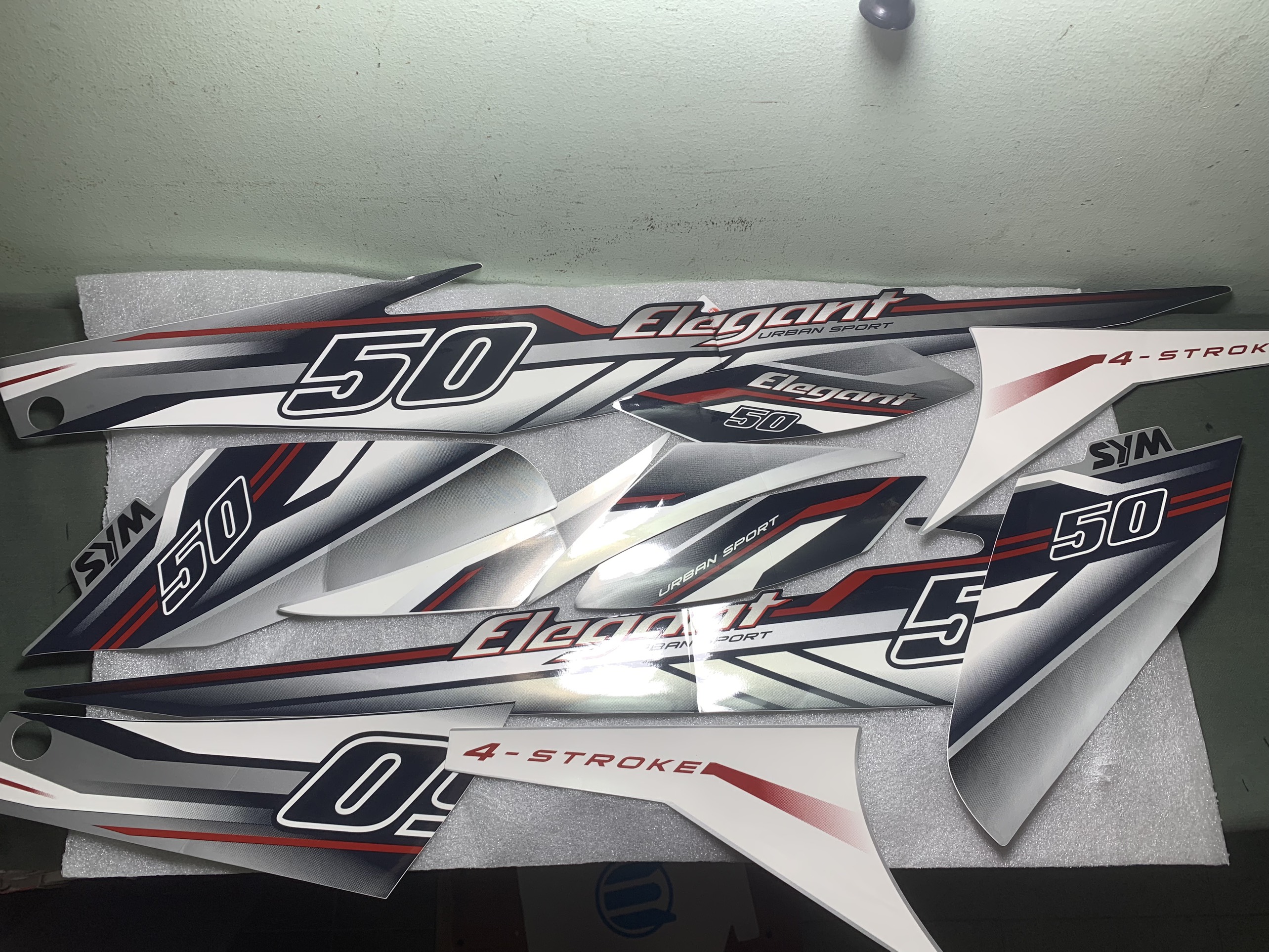 BỘ TEM XE ELEGANT 50CC SYM Đời xe 2018