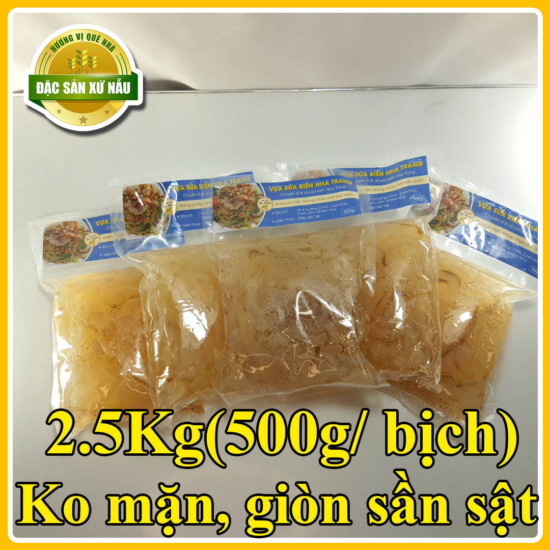 2.5 Kg Sứa biển Nha Trang chế biến sẵn không chất bảo quản không bị mặn - Xứ Nẫu Quê Mình