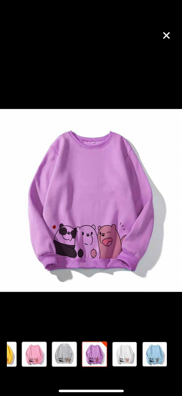 [HCM][HOODIE NEW] ÁO NỈ ÁO UNISEX HOODIE ÁO HOODIE ÁO HOODIE THU ĐÔNG ÁO CADIGAN IN 3 GẤU CUTE  MIX CẶP  SIÊU  XINH MTB HD05