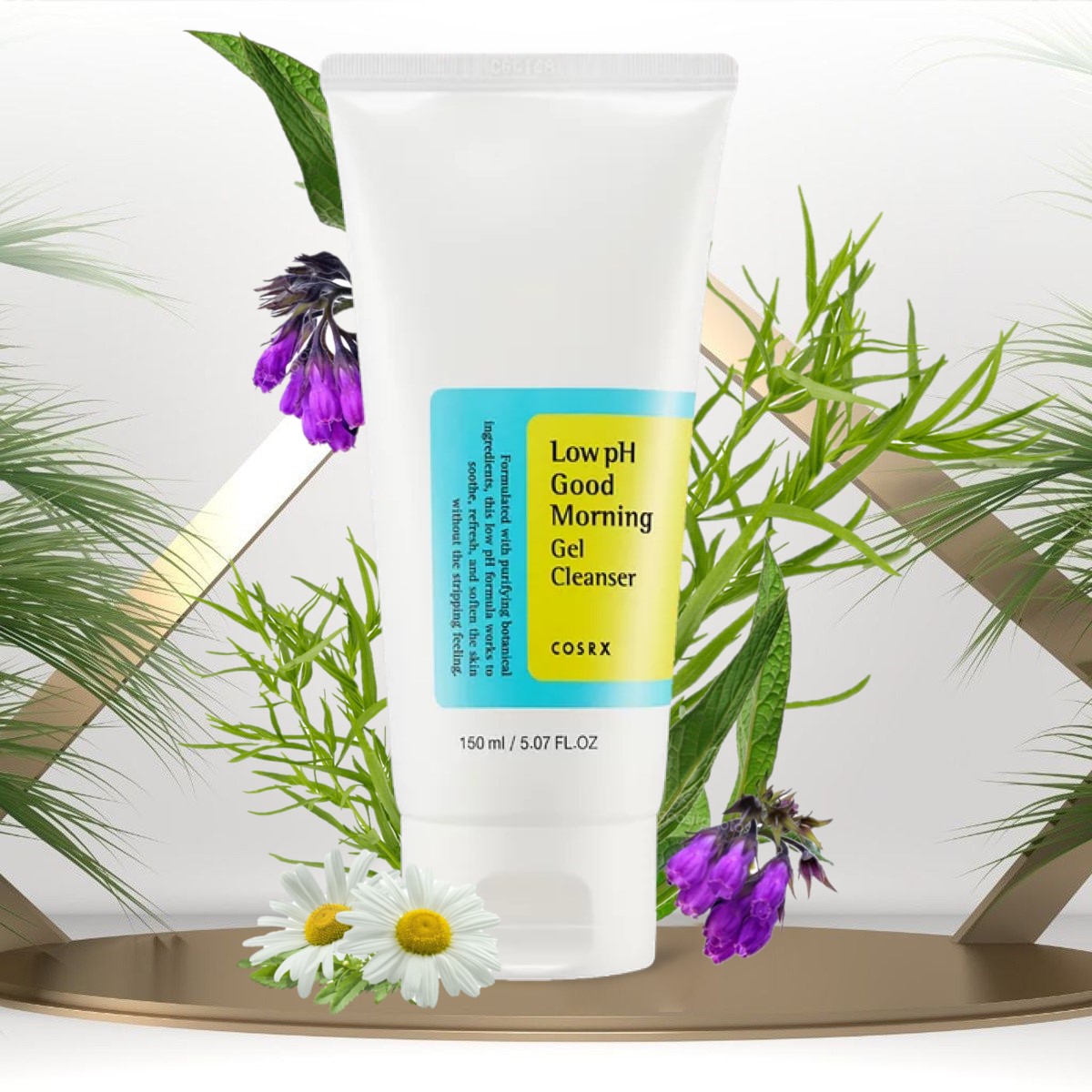 Gel Rửa Mặt Cosrx Tràm Trà 0.5% BHA Có Độ pH Thấp Cosrx Low pH Good Morning Gel Cleanser 150ml