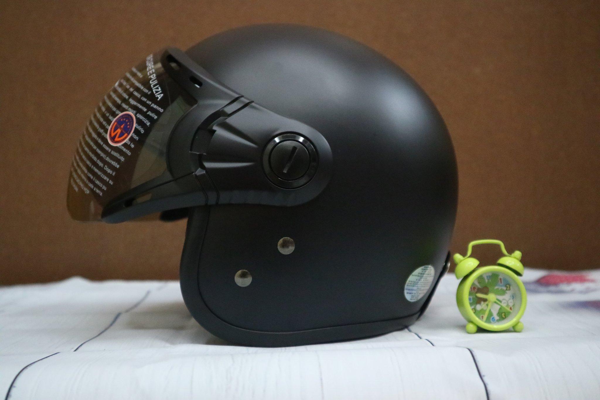 Mũ Bảo Hiểm 3/4 Có Kính - Tấn Phát BH 3 Tháng