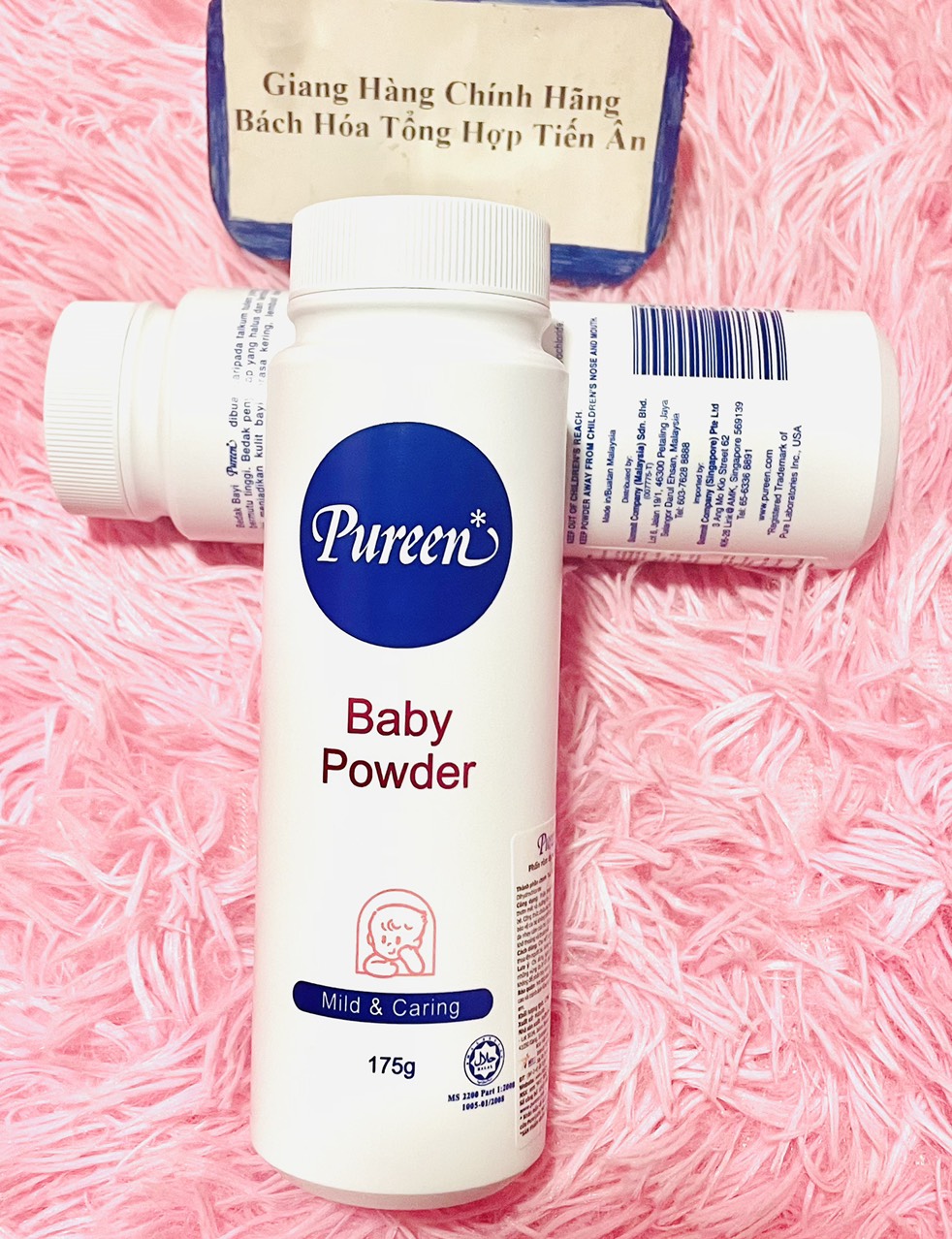 Phấn Rôm Dịu Nhẹ Pureen  - Baby  Powder chai 175g