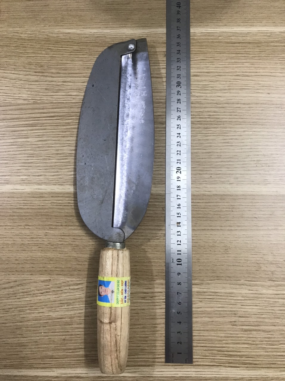 Dao bào tay trái loại lớn 35cm hiệu tuấn ngọc thép siêu bén bền dùng bào chuối bào măng mía bào rau củ
