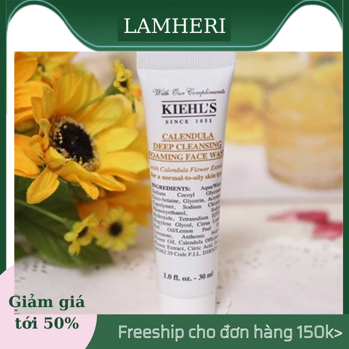 Sữa Rửa Mặt Hoa Cúc Calendula Deep Cleansing Foaming Face Wash-30ml