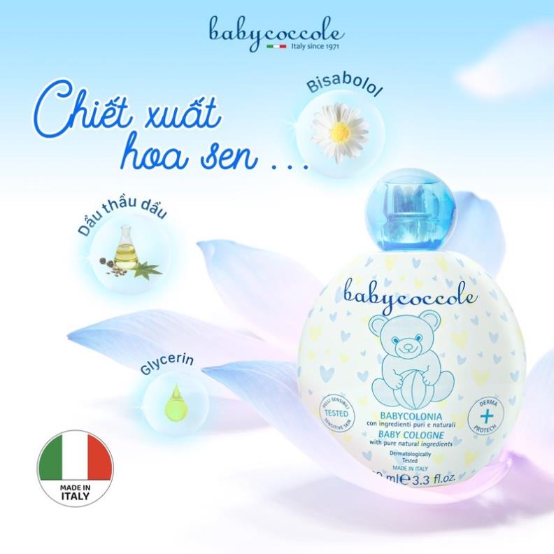 Nước hoa cho bé Babycoccole 0M+ an toàn cho trẻ sơ sinh & em bé chiết xuất