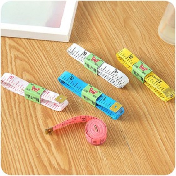 Thước dây 1,5m nhiều màu bền đẹp đo chiều cao, vòng eo