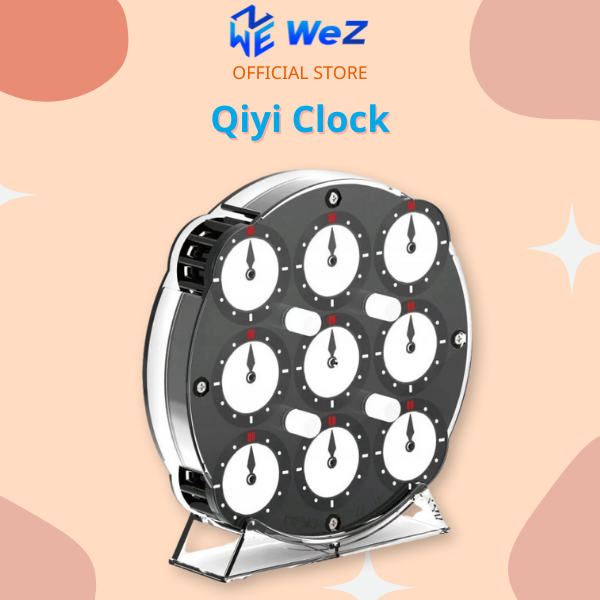 Rubik đồng hồ Qiyi Clock có nam châm - Rubik Clock QiYi Chuanshi biến thể