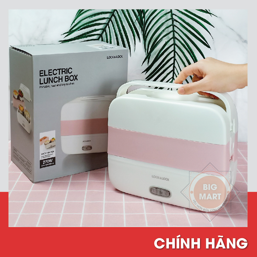 Bộ hộp cơm điện lock&lock ejr236wht 1.7l