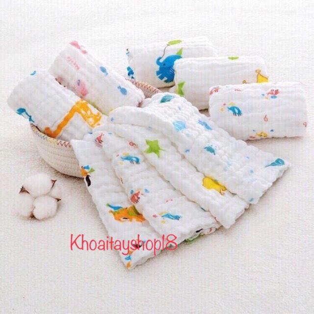 Khăn mặt xô xuất nhật 6 lớp
