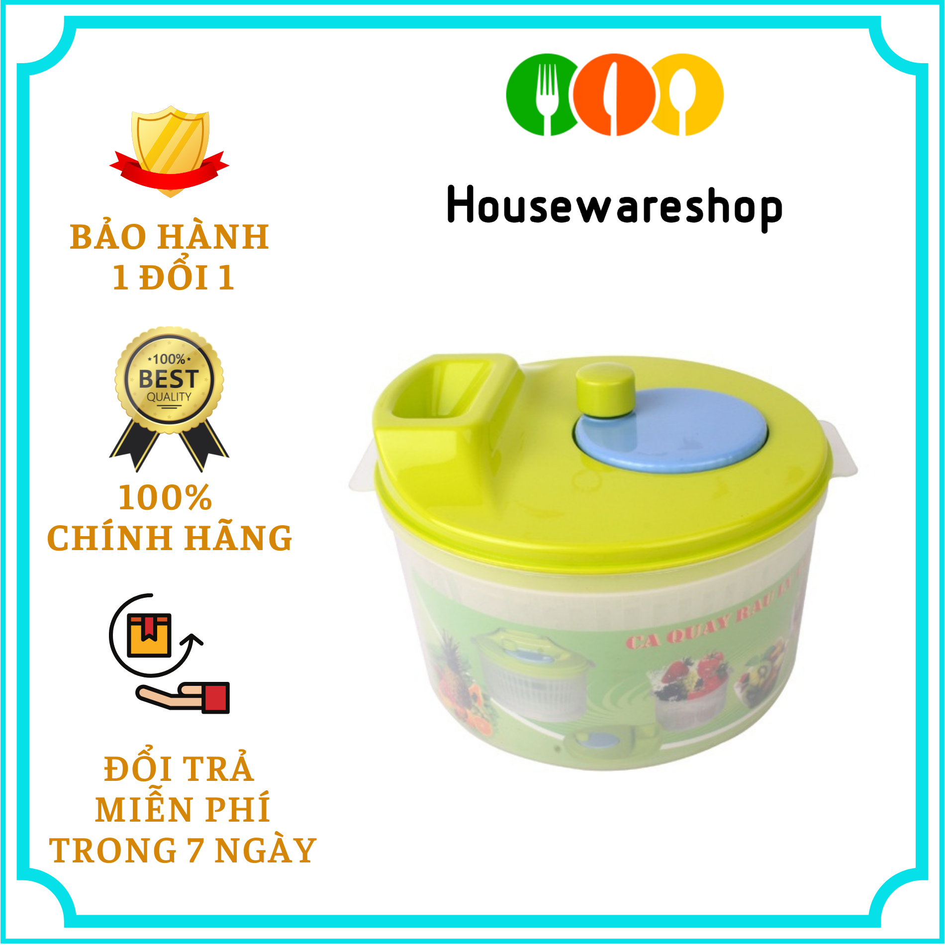 Rổ quay rau ly tâm tiện dụng Tashuan