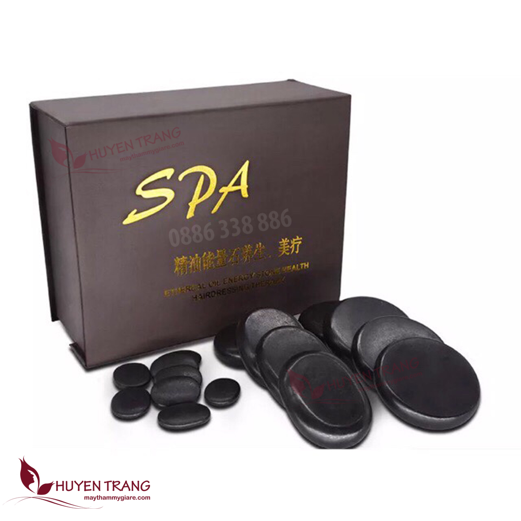 Đá nóng massage cho spa bộ 16 viên