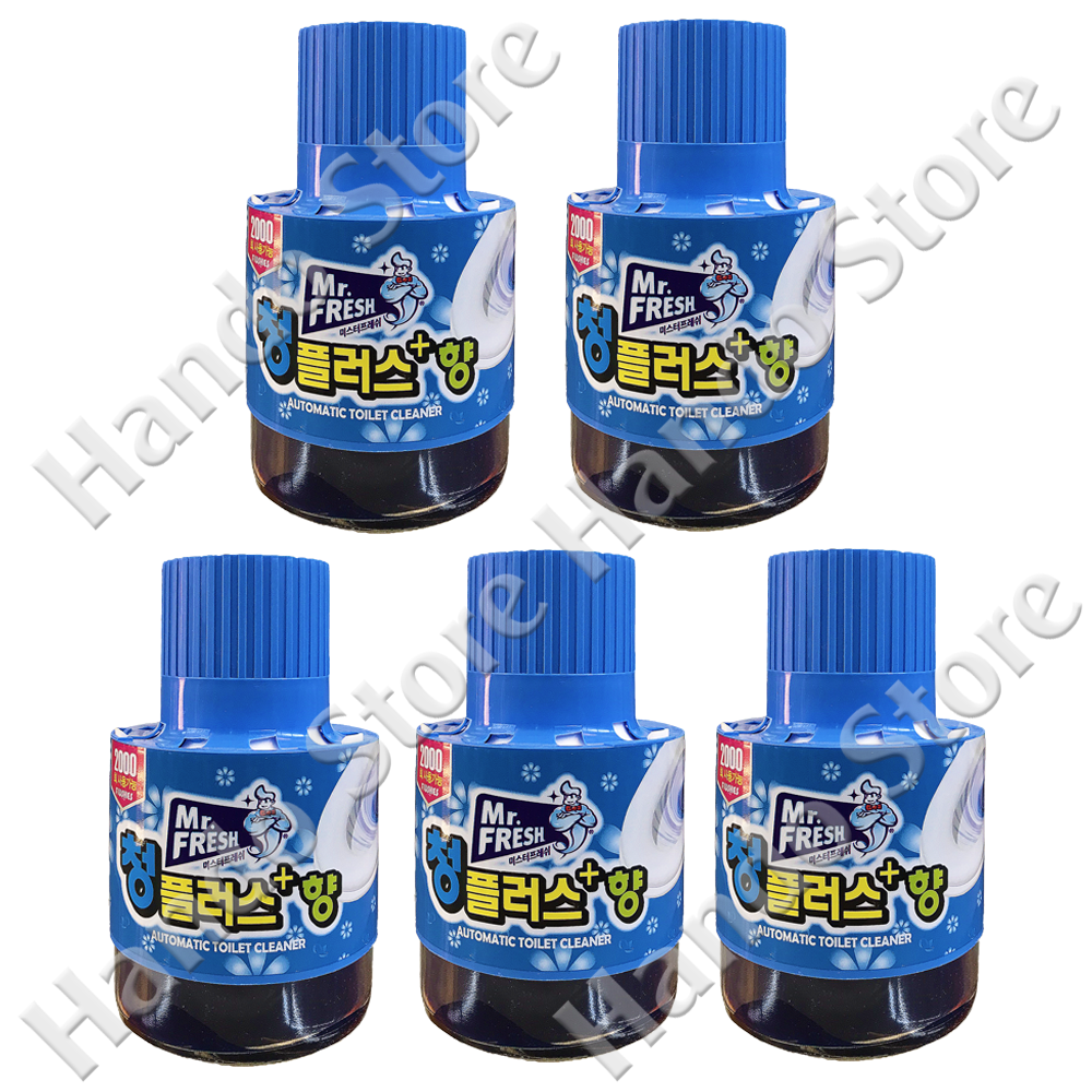 Combo 5 Cốc thả bồn cầu tẩy xanh toilet Mr Fresh - Hàn Quốc 180g hương Ngàn hoa (hàng chính hãng)