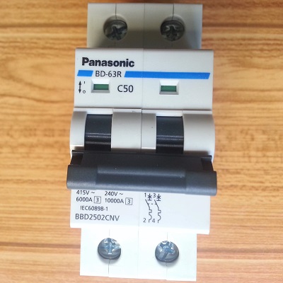 Cầu dao tự động MCB 2P 6A đến 2P 63A 6kA Panasonic