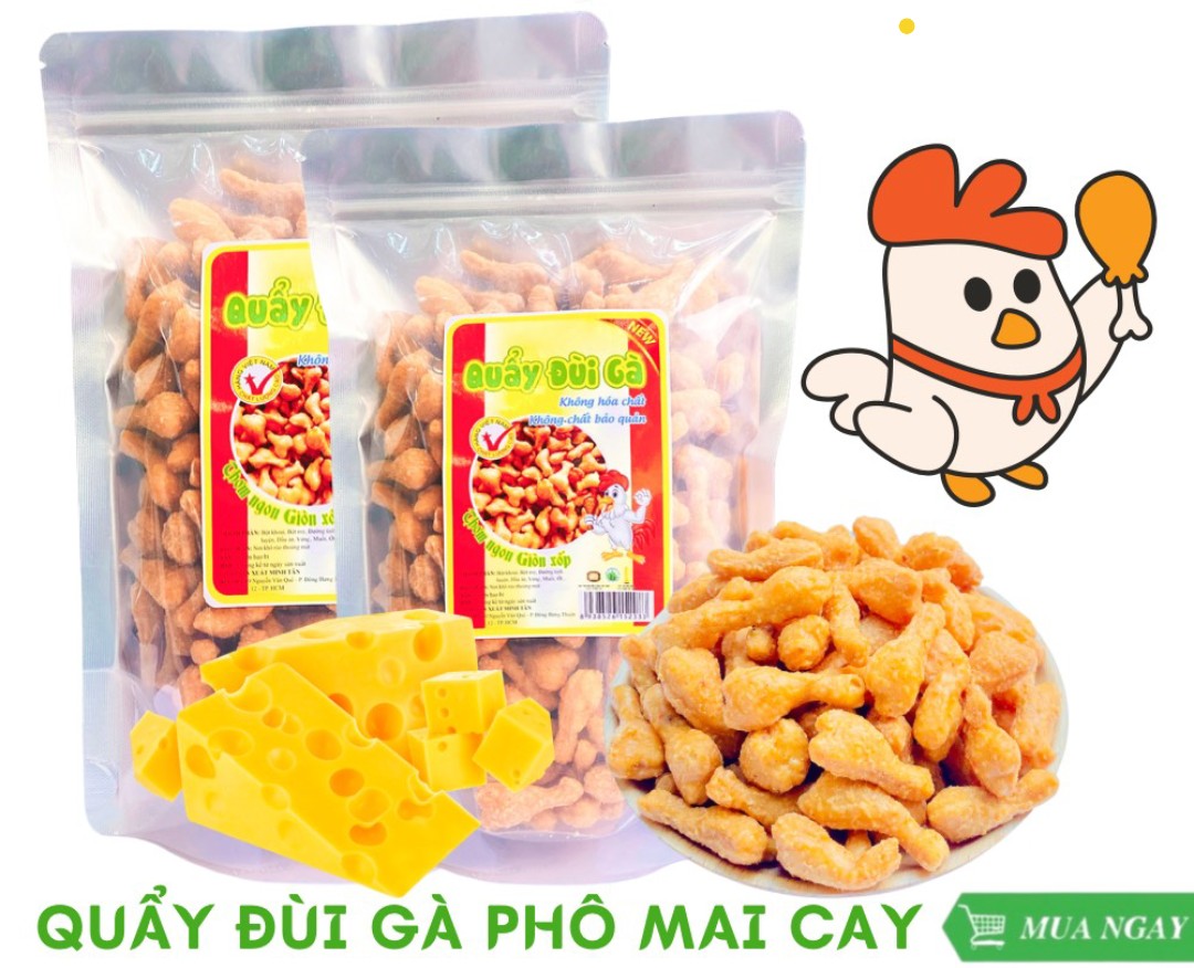 500g quẩy đùi gà phô mai que thơm ngon, thượng hạng