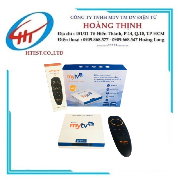 Android Tivi Box MyTV Net 4G + Tặng Kèm Điều Khiển Netbox V2 - Andoid Box 4G + V2 - SP000925