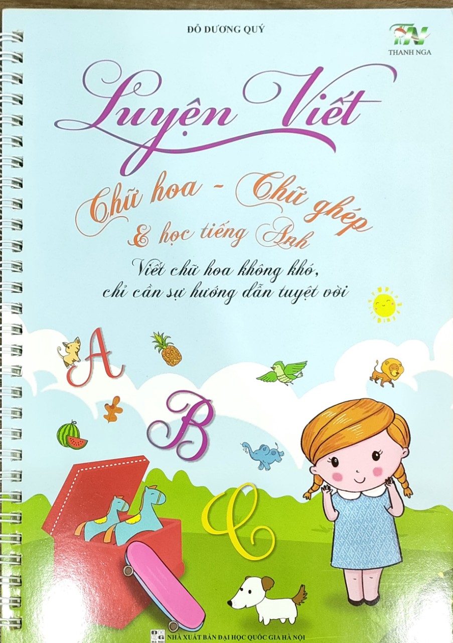 Vỡ tập viết chữ đẹp, Vở luyện viết chữ cái và chữ ghép tiếng Việt cho bé trước khi vào lớp 1, sách thông minh tự xóa, Sét sách tập tô cho bé, bộ sách tập tô thông minh dùng để luyện viết chữ