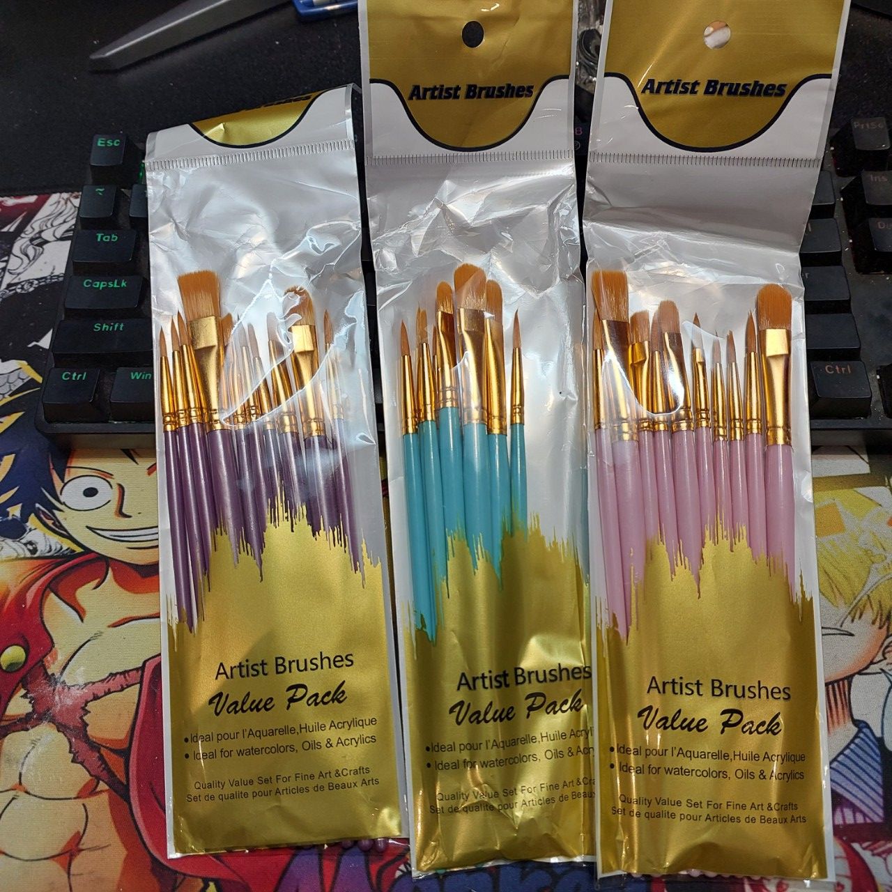 Bộ cọ 10 cây Artist Brushes tổng hợp
