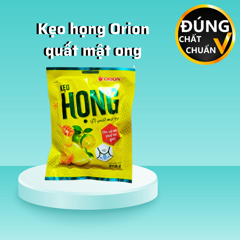 Kẹo HỌNG Orion Vị quất mật ong siêu ngon, siêu hot, bảo vệ cổ họng, Made in Korea gói 25 viên shop ĐÚNG CHẤT ĐÚNG CHUẨN
