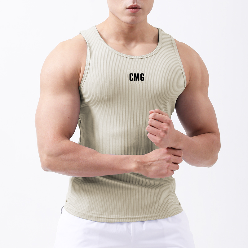 Áo ba lỗ nam chất liệu cotton thun gân cực mát lạnh mặc tập gym, thể thao, mặc ở nhà phê hết nấc - 4