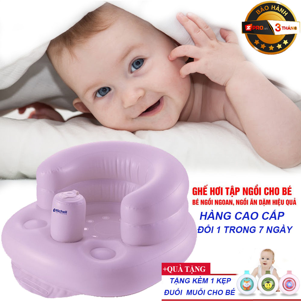 Ghế Bơm Hơi Tập Ngồi Cho Bé, Sản Phẩm Với Chất Liệu Cao Su Non Giup Chống Gù Lưng Cho Bé.Sản Phẩm Giup Cho Mẹ Và Bé Thảnh Thơi Chơi Không Lo Ngã - Mua Ngay BH 3 Tháng Lỗi 1 Đổi 1!