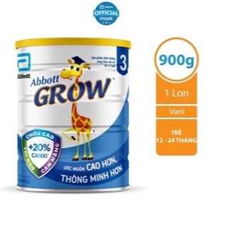 Tặng quà ngẫu nhiên - combo 2 lon sữa bột abbott grow 3 900g - hsd luôn mới