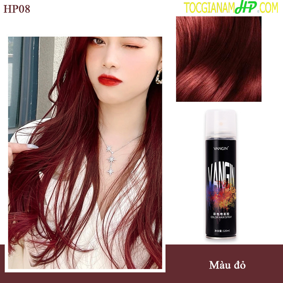 Lọ nhuộm tóc tạm thời với đủ màu lên màu chuẩn, gội là hết thể tích 120ml