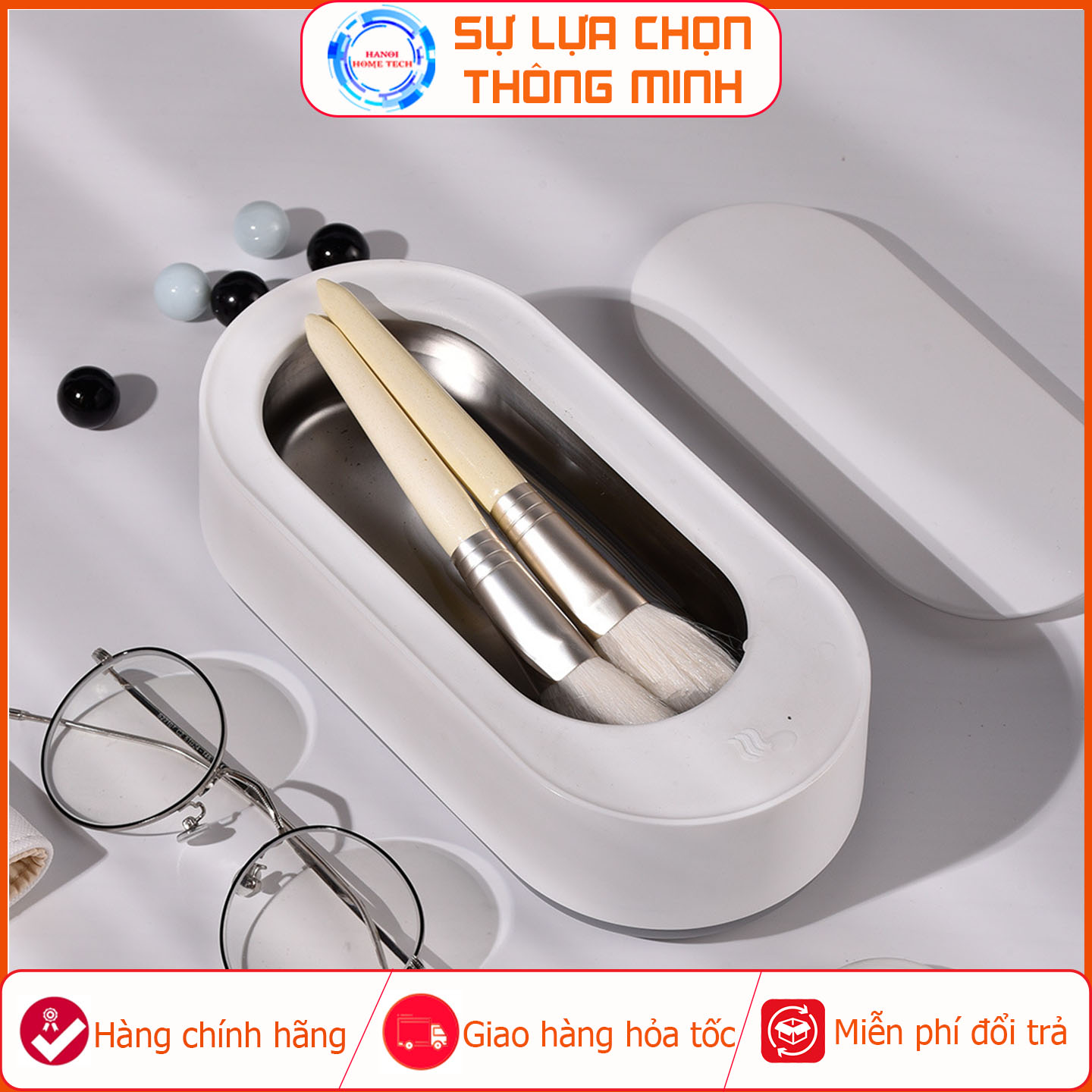 Máy làm sạch bằng sóng siêu âm Xiaomi EraClean GA01 - Máy rửa trang sức bằng sóng siêu âm Xiaomi - Máy Làm Sạch Vi Khuẩn Bụi Bẩn - Chống Oxy Hóa - Thiết Kế Bằng Thép Không Gỉ