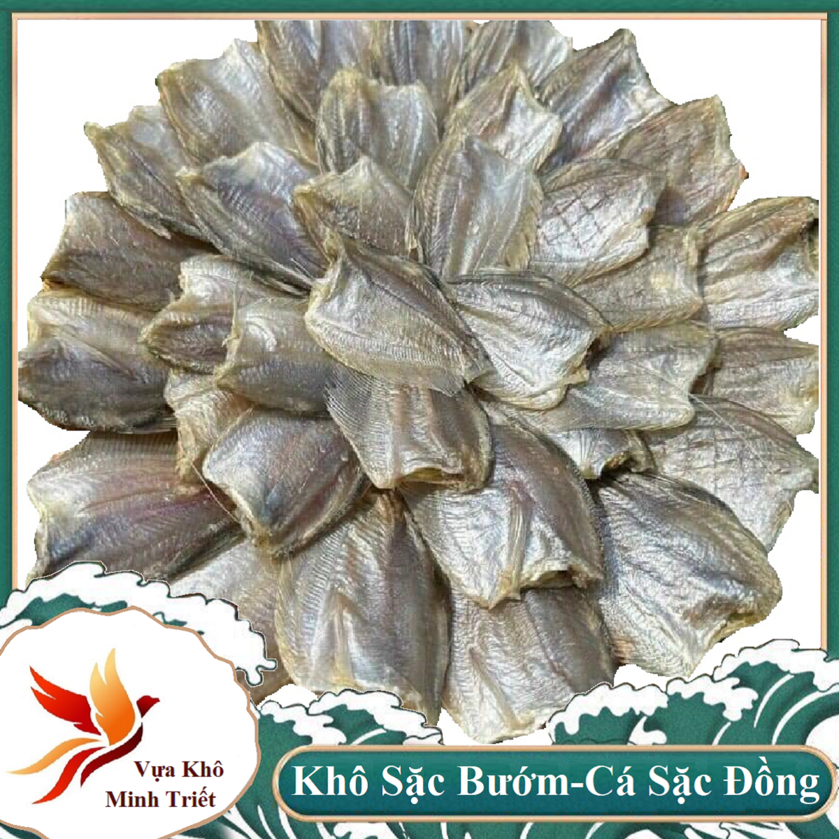 Khô cá Sặc đồng, cá Sặc Bướm 1kg Khô cá sặc lá, sặc đồng, sặc nhỏ chính gốc, tự nhiên-Vựa Khô Minh Triết
