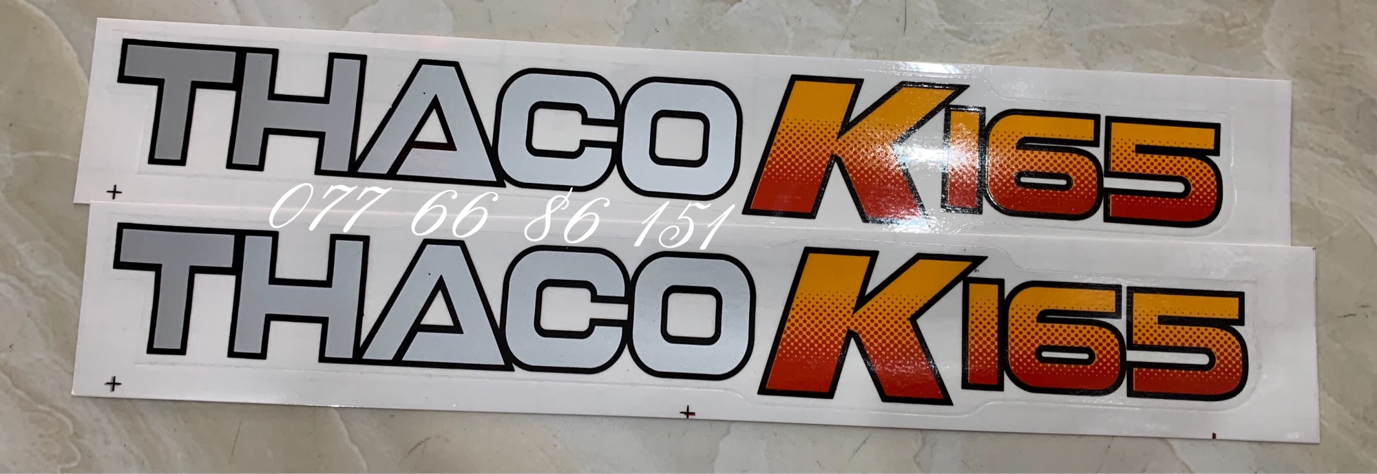 Tem Chữ Dán KIA K2700, K3000, K165