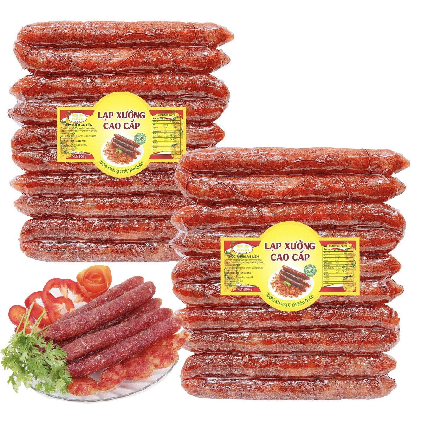 1kg Lạp xưởng tôm